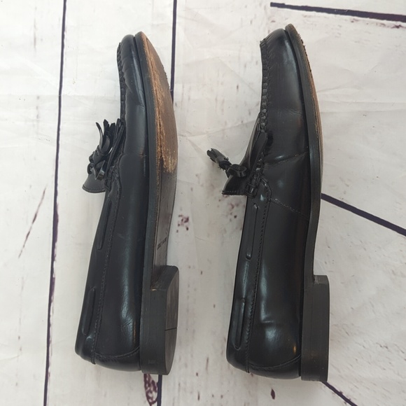 Cole Haan Pinch Shawl Bow II black leather loafers, shoes, CO2691, men's 9.5 D - Picture 7 of 12